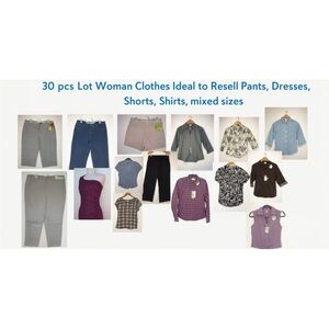 Mixed Lot of Women's Clothing - Various Colors 40 pcs